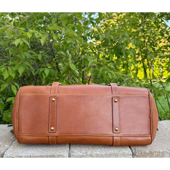 Dooney & Bourke Large Florentine Italian Vacchetta leather Satchel - Picture 7 of 16